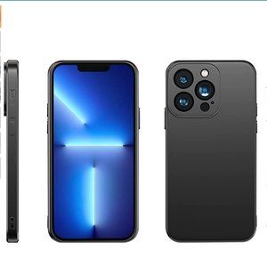 New Black iPhone 13 Pro Max Soft Silicone Case